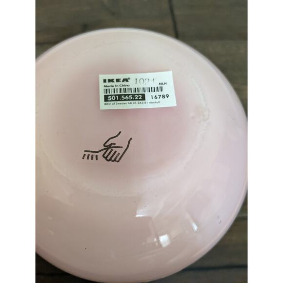 New Ikea Barbera Wesslander X Pia Amsell pink opaline blown artglass vase - Picture 5 of 5